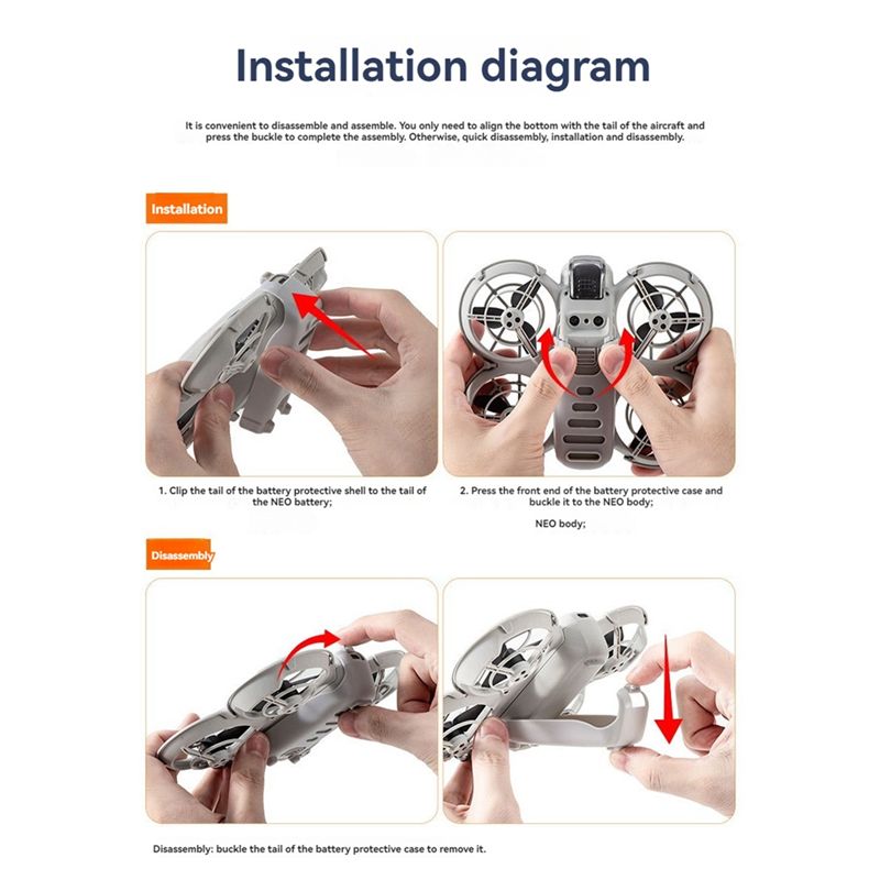 Cangkang Pelindung Baterai B92 - Drone Gimbal For Gopro ulasan dan harga