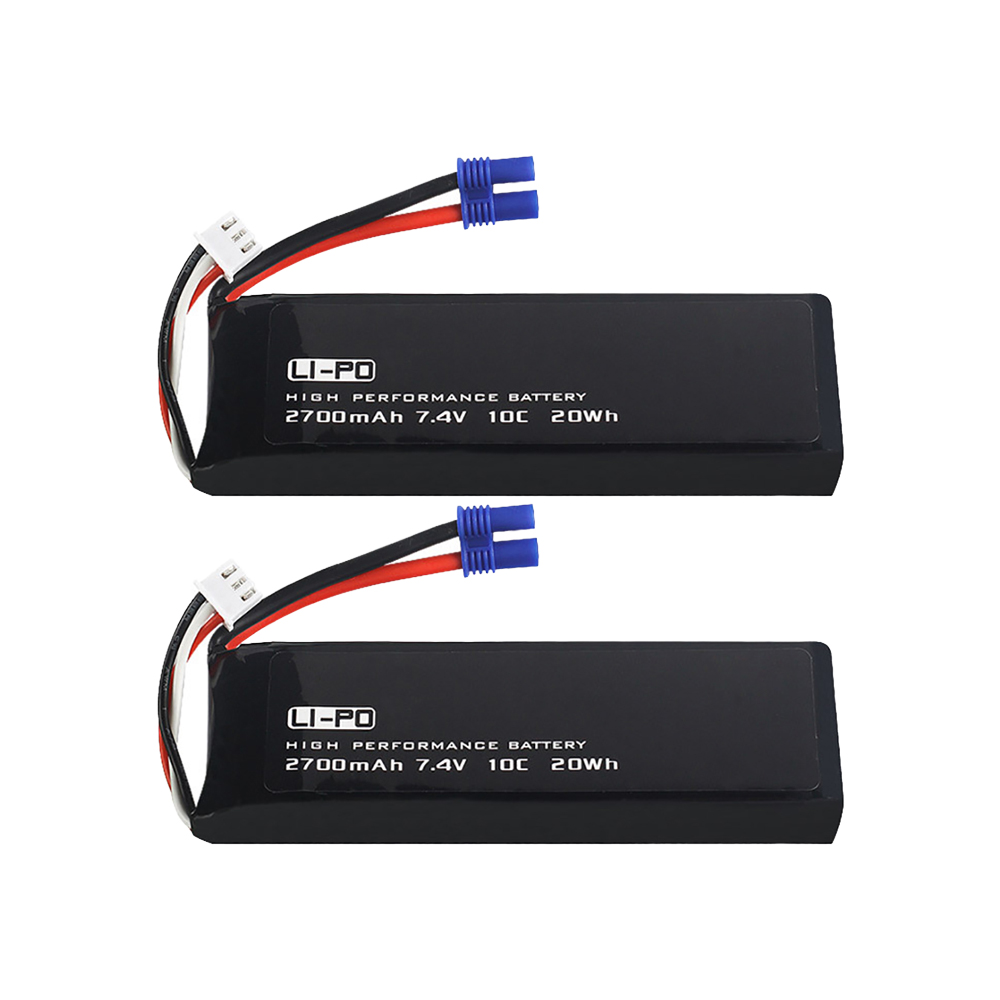 Baterai asli 7.4V 2700mAh 10C  - Drone Gimbal 2 Axis ulasan dan harga